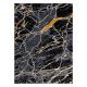 Modern GLOSS Carpet  529A 82 Marble, stone, stylish, glamour black / grey - SECOND-RATE PRODUCT