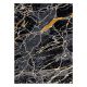 Tappeto GLOSS moderno 529A 82 Marmo, calcolo elegante, glamour nero / grigio - PRODOTTO DI SECONDO GRADO