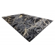 Tappeto GLOSS moderno 529A 82 Marmo, calcolo elegante, glamour nero / grigio - PRODOTTO DI SECONDO GRADO