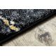 Modern GLOSS Carpet  529A 82 Marble, stone, stylish, glamour black / grey - SECOND-RATE PRODUCT