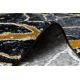 Tappeto GLOSS moderno 529A 82 Marmo, calcolo elegante, glamour nero / grigio - PRODOTTO DI SECONDO GRADO