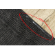 Teppich TIMO 5000 SISAL draussen schwarz - ZWEITKLASSIGES PRODUKT