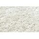 Tapete BERBER 9000 circulo creme Franjas berbere marroquino shaggy - PRODUTO DE SEGUNDA