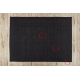 Tapis TIMO 0000 SIZAL extérieur noir - PRODUIT DE DEUXIÈME QUALITÉ