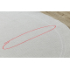 Tapis TIMO 5979 cercle SIZAL extérieur cadre blanc - PRODUIT DE DEUXIÈME QUALITÉ
