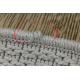 Tapis TIMO 5979 cercle SIZAL extérieur cadre blanc - PRODUIT DE DEUXIÈME QUALITÉ