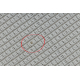 Tapis TIMO 5979 cercle SIZAL extérieur cadre blanc - PRODUIT DE DEUXIÈME QUALITÉ