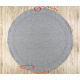 Teppich TIMO 5979 Kreis SISAL draussen Rahmen hellgrau - ZWEITKLASSIGES PRODUKT