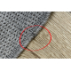 Teppich TIMO 5979 Kreis SISAL draussen Rahmen hellgrau - ZWEITKLASSIGES PRODUKT