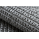 Teppich TIMO 5979 Kreis SISAL draussen Rahmen hellgrau - ZWEITKLASSIGES PRODUKT