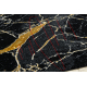 Tappeto GLOSS moderno 529A 82 Marmo, calcolo elegante, glamour nero / grigio - PRODOTTO DI SECONDO GRADO