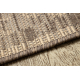 Covor sisal Floorlux 20211 cafea / naturală
