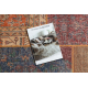 Tapis SAMPLE FLEXI AL 16G08-35HD Patchwork, oriental bordeaux / terracotta / bleu marine