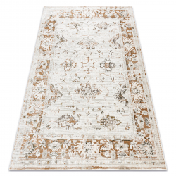 Килим SAMPLE SANTANA C2615A Рамка, украшение крем / кафяв