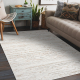 Teppich SAMPLE SANTANA C2607A Linien creme / terrakotta