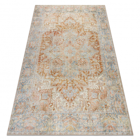 Tapis SAMPLE VELVET ASTAR t0689 Ornement, vintage terre cuite / beige