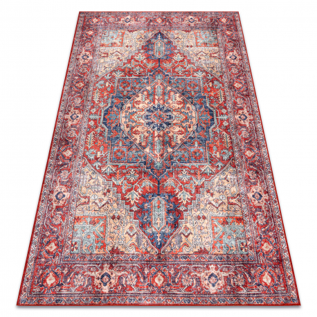 Dywan SAMPLE UNIQUE h0935 Ornament czerwony / beż