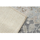 Alfombra SAMPLE VELVET t0689-vin-r6 Ornamento, vintage beige / gris