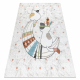 Tapis SAMPLE CAROUSEL 11493A Chats crème / beige