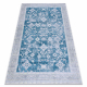 Carpet SAMPLE DUNE frame, ornament blue / grey