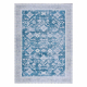 Carpet SAMPLE DUNE frame, ornament blue / grey