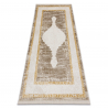 Dywan SAMPLE VERSAY 51422D Ramka, ornament kremowy / brązowy