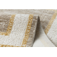Tæppe SAMPLE VERSAY 51422D Ramme, ornament creme / brun