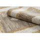 Carpet SAMPLE VERSAY 51422D Frame, ornament cream / brown