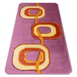 Килим FLORYA 1601 lila фіолетовий