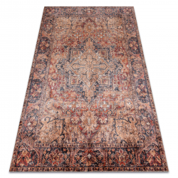 Dywan SAMPLE KADIFE KA-11-h0485-1-vin Ornament beż / czerwony 
