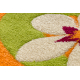 Teppich MODERN 943 Blumen orange 