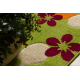 Alfombra MODERN 974 Flores verde