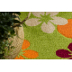 Alfombra MODERN 974 Flores verde