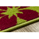 Alfombra MODERN 974 Flores verde