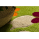 Alfombra MODERN 974 Flores verde