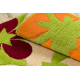 Alfombra MODERN 974 Flores verde