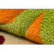 Alfombra MODERN 974 Flores verde
