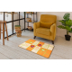 Tapete MODERN 971 Flores, cinzento laranja 