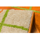 Tapete MODERN 971 Flores, cinzento laranja 