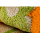 Teppich MODERN 971 Blumen, Gitter orange 