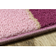 Koberec MODERN 971 Kvetiny, latková mreža fialová - DRUHÝ VÝROBOK 
