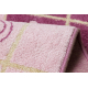 Alfombra MODERN 971 Flores, conducción violeta - PRODUCTO DE SEGUNDA CLASE