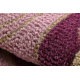 Teppich MODERN 971 Blumen, Gitter violett - ZWEITKLASSIGES PRODUKT