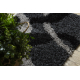 Alfombra SHAGGY 1114 Olas plata