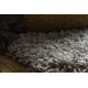 SHAGGY Teppich 1114 Wellen silber