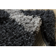 Alfombra SHAGGY 1114 Olas plata