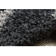 SHAGGY Teppich 1114 Wellen silber