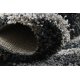 SHAGGY Teppich 1114 Wellen silber