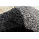 SHAGGY Teppich 1114 Wellen silber
