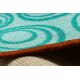 Tapis enfant DISNEY Little Mermaid La Petite Sirène vert / terracotta